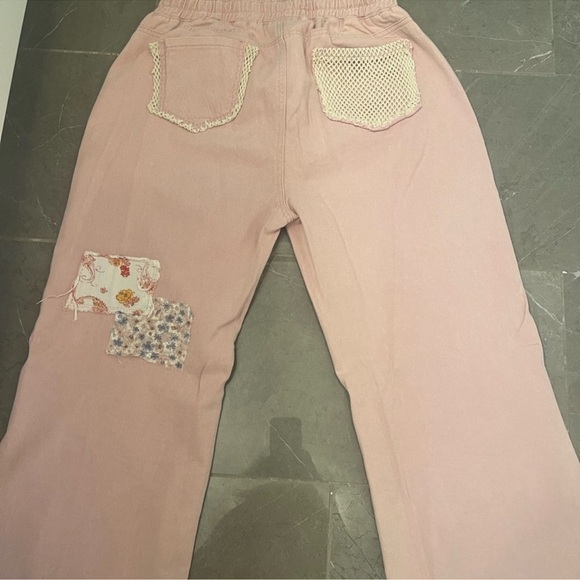 POL VINTAGE PATCH DRAWSTRING PANTS!!! Absolutely adorable! QUALITY!!! L - Picture 9 of 9